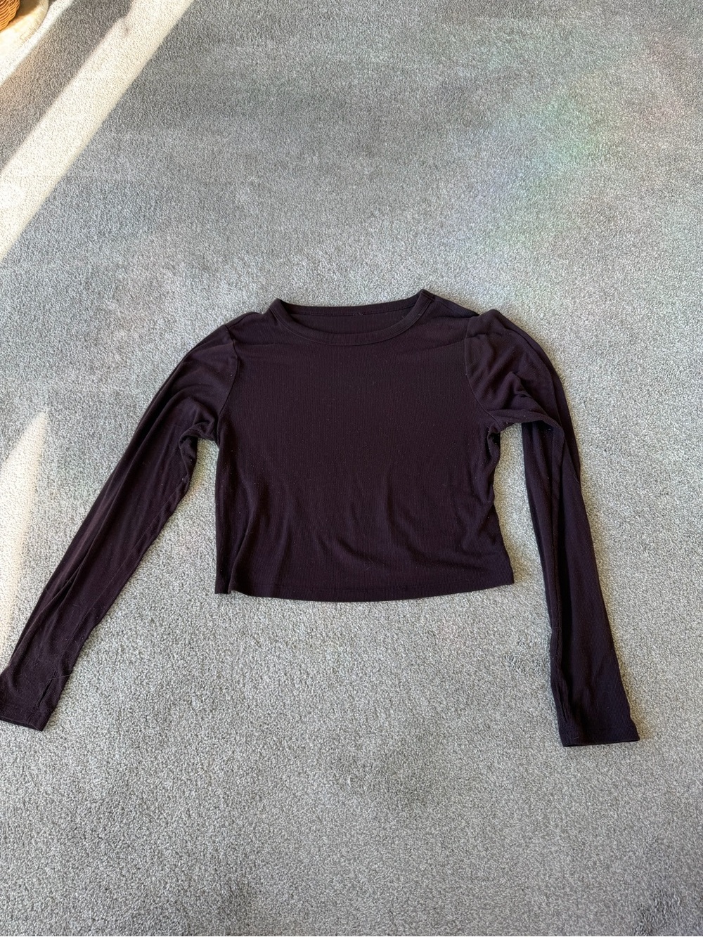 Women’s Long-Sleeve Crop Top